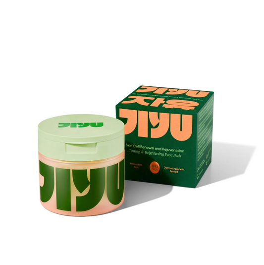 Jiyu Korean Skincare Anti-Aging, Dark Spot & Wrinkle Minimizing Toner Pads with Snail Mucin, Centella Asiatica, Niacinamide, Peptide Complex - 100 ct.